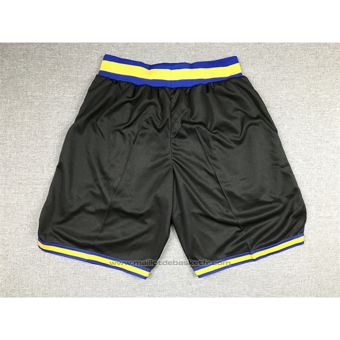 Short Golden State Warriors Ville Edition 2021-22 Noir